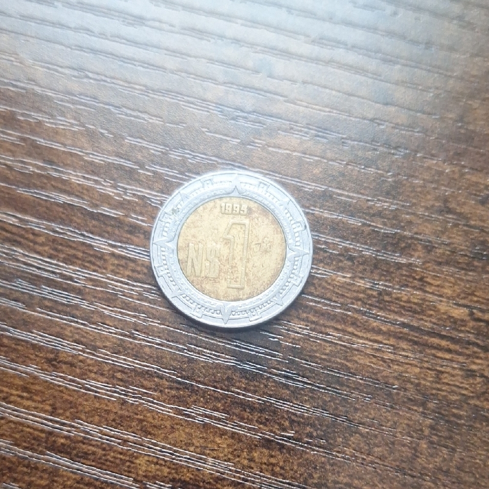 1995 Mexican 1 Peso Coin - N$ RARE!!!